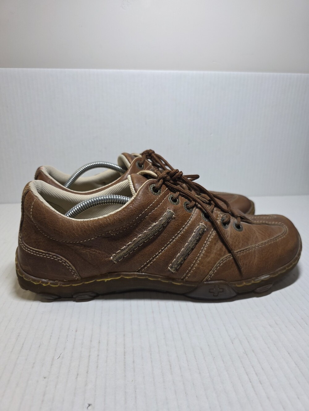 Dr Martens Shoes Mens 11 Brown Air Wair Cushion Soles Leather Lace Up Sneaker